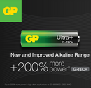 GP Alkaline Ultra Plus 10 AA (Card of 10) - New 21 - GPPCA15UP201
