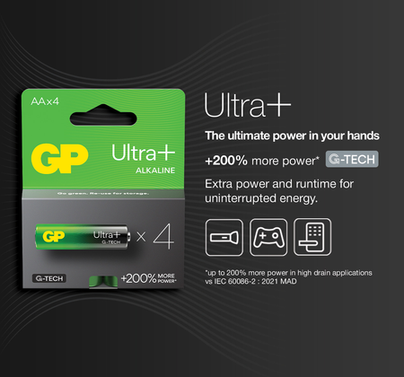 NEW LAUNCH - GP Alkaline Ultra Plus 10 AAA