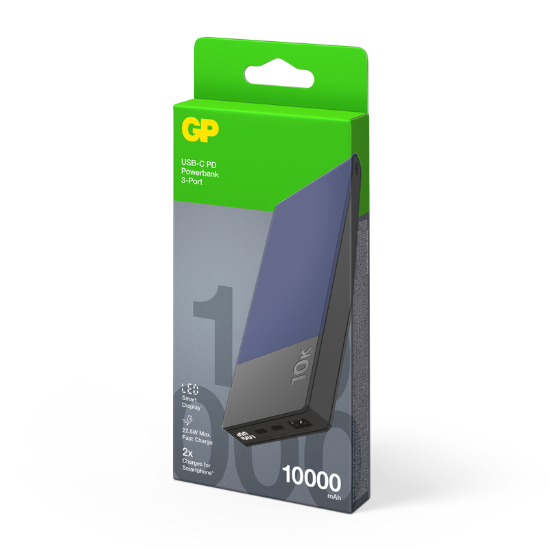 GP M2+ PowerBank 10,000mAh - GPACCM10C000, GPACCM10C001 & GPACCM10C002
