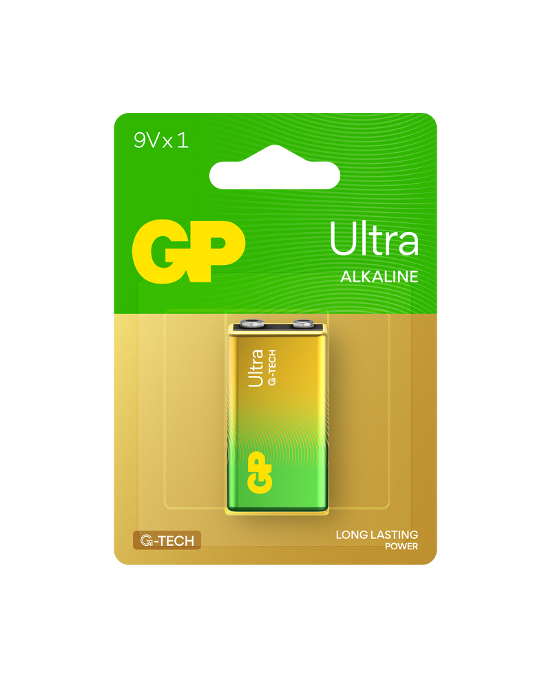 Ultra Alkaline 9 V (Card of 1) - New A21 - GPPVA9VAU142