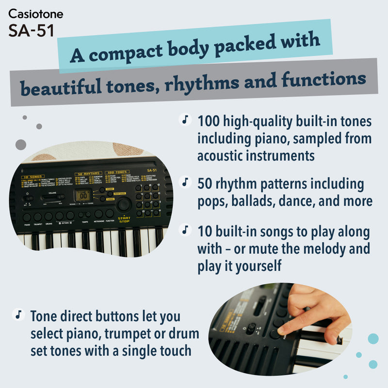 Casiotone SA-51 Mini Keyboard