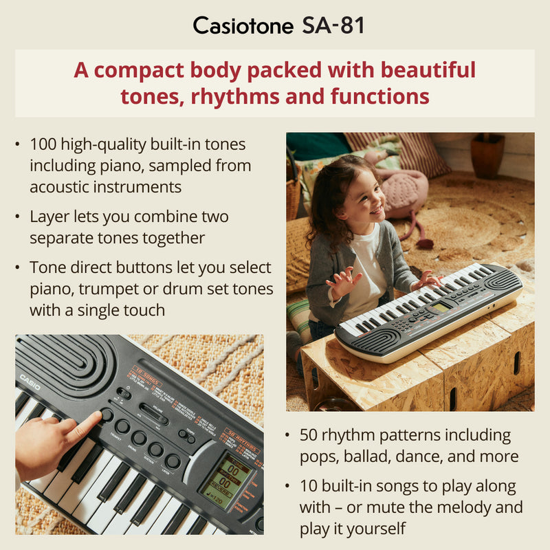 Casiotone SA-81 Mini Keyboard