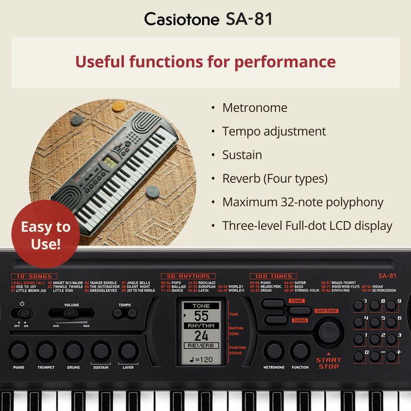 Casiotone SA-81 Mini Keyboard