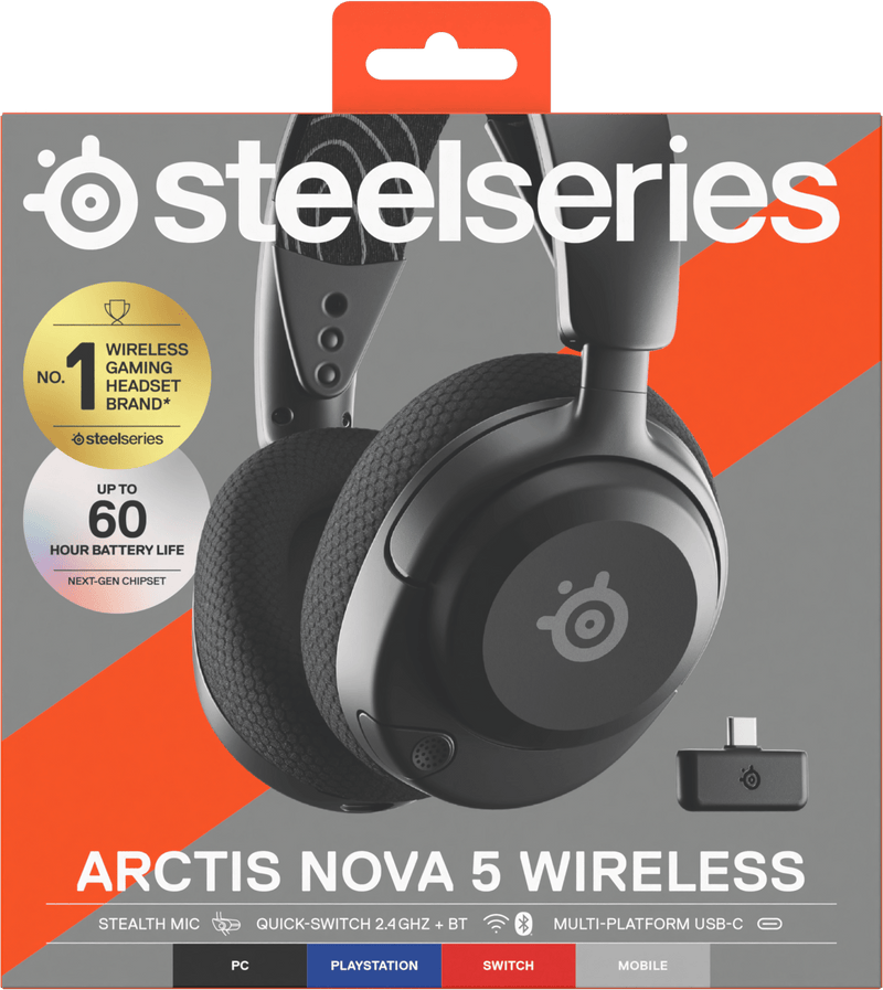 SteelSeries Arctis Nova 5 Wireless Headphone - 61670, 61673, 61676, 61671