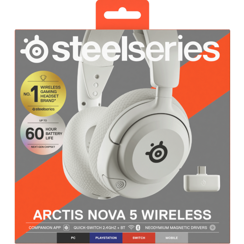 SteelSeries Arctis Nova 5 Wireless Headphone - 61670, 61673, 61676, 61671