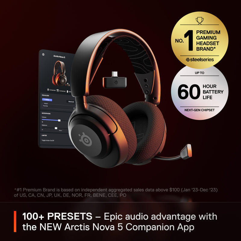 SteelSeries Arctis Nova 5 Wireless Headphone