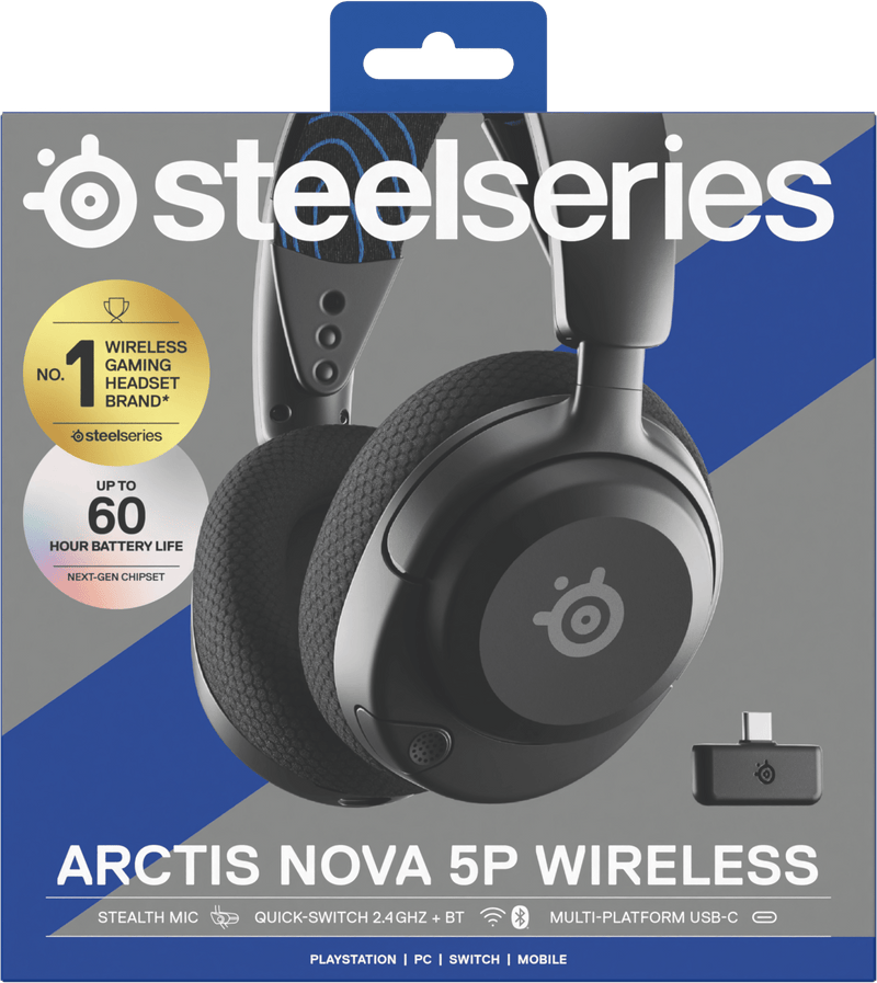 SteelSeries Arctis Nova 5 Wireless Headphone - 61670, 61673, 61676, 61671