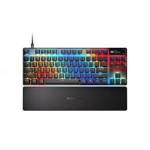 SteelSeries Apex Pro TKL Omnipoint Keyboard US + Magnetic Wrist Rest (Gen 3)