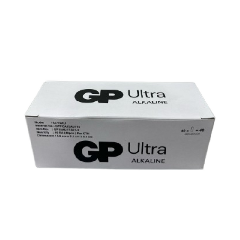 GP Ultra Alkaline AA 40’s Battery