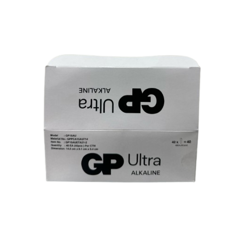 GP Ultra Alkaline AA 40’s Battery