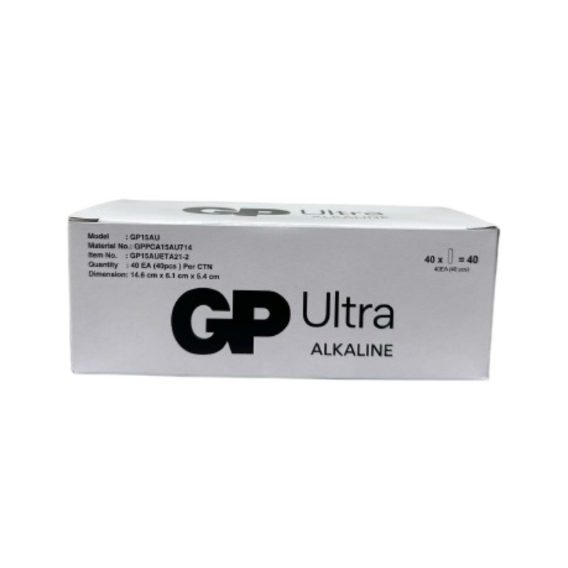 GP Ultra Alkaline AA 40’s Battery