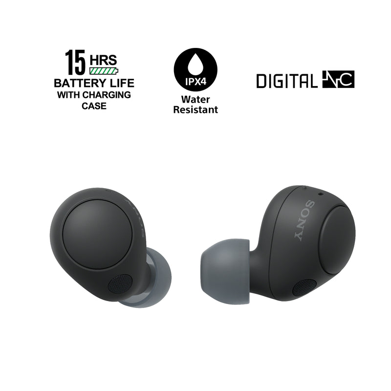 Sony WF-C700N Wireless Noise Cancelling Earbuds Black