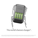 GP Recyko Charge 10 Ultra-Fast Charger S491 with 4 x AA 1700mAh NiMH Batteries - GPACSS491004