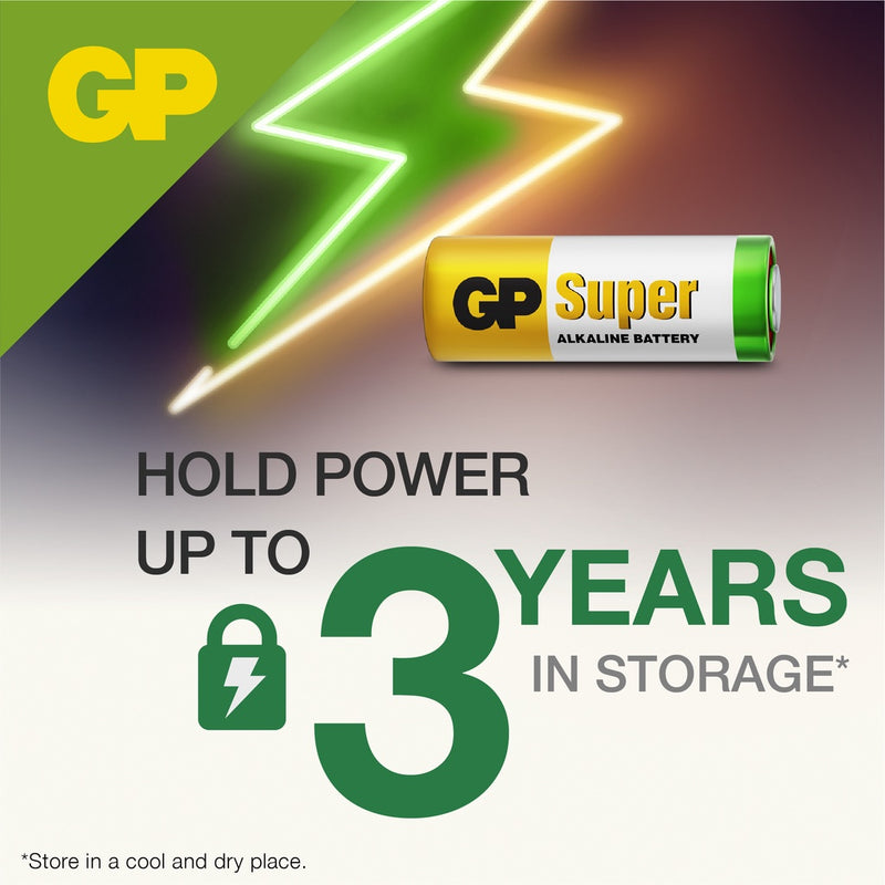 GP Super Alkaline 23A Battery (12V) (Card of 5) - GPPBA23AF002